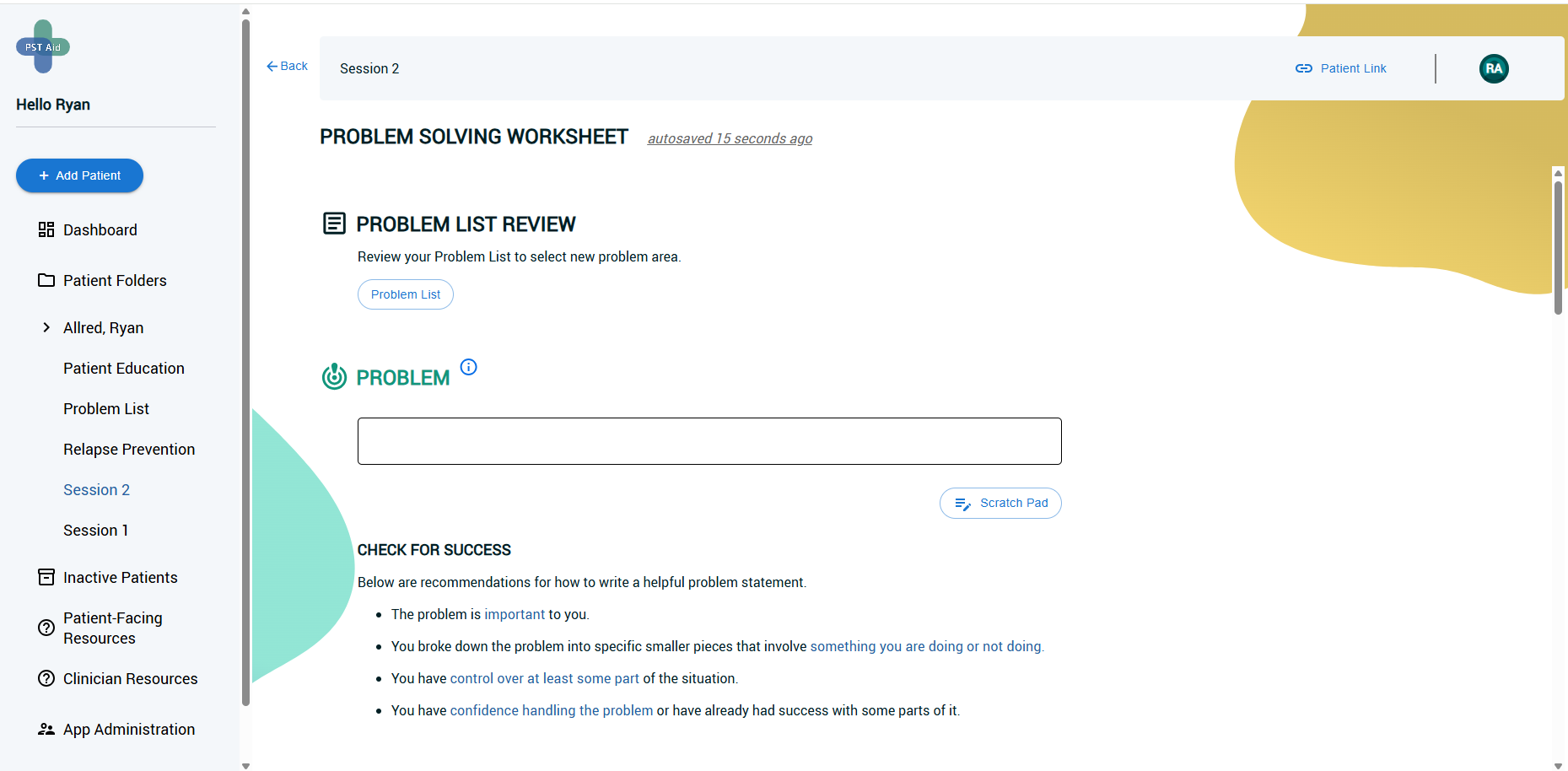 R01 – Redesigning Digital Clinical Decision Support Tool for Implementation of PST for Depression